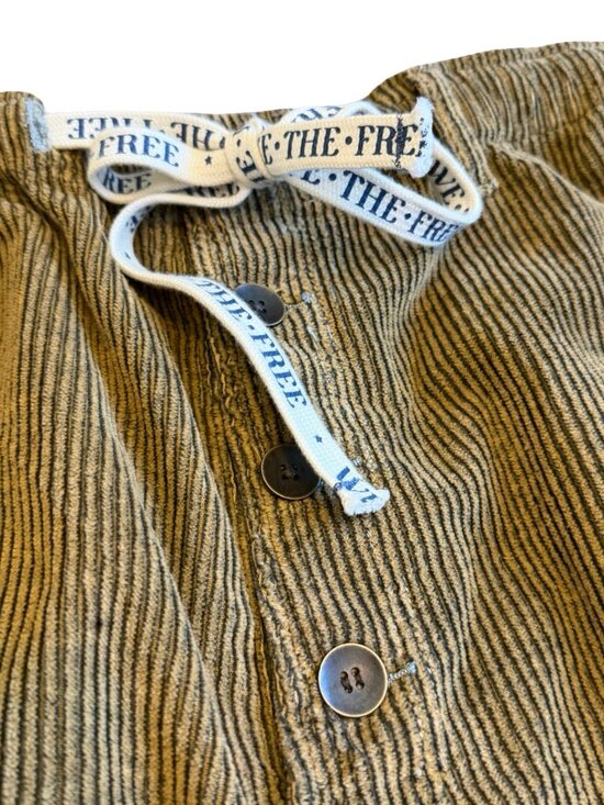 We The Free People Roscoe Pull-On Straight Textured Cotton Pants Size XL NWT - Picture 4 of 15